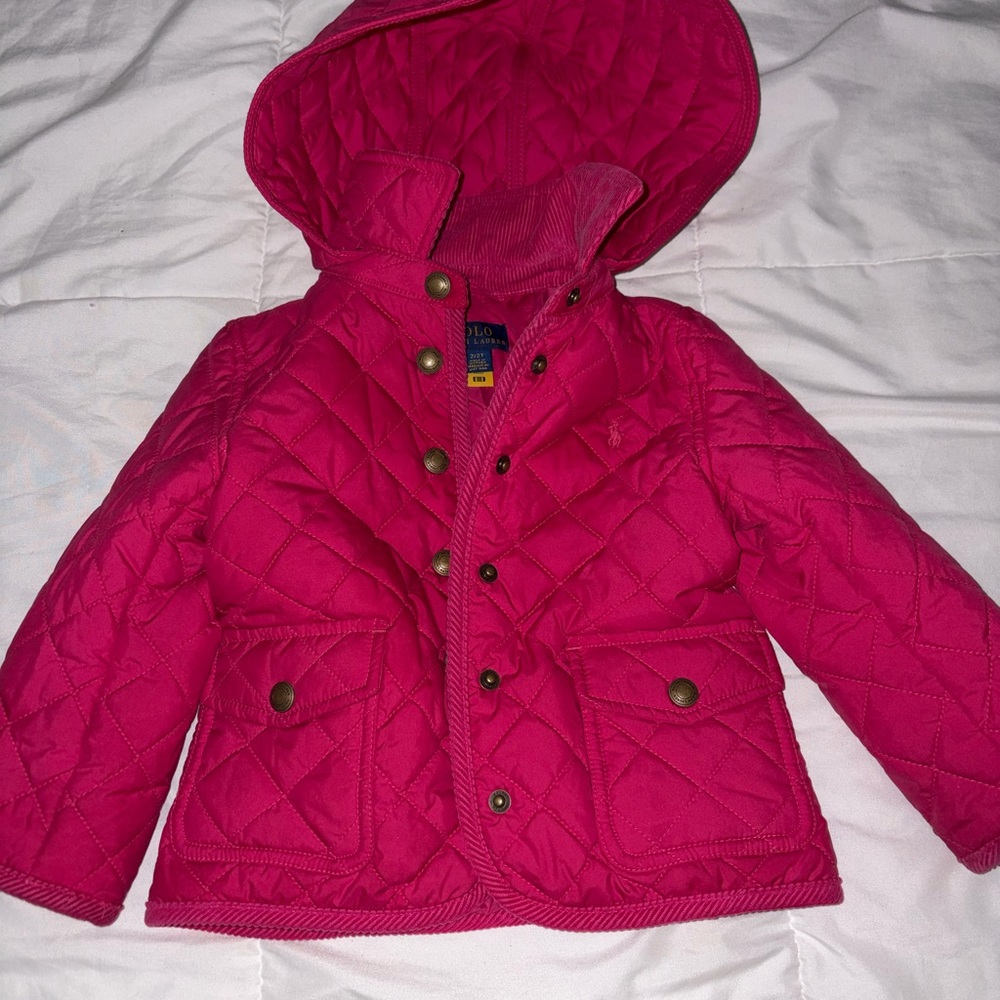 Polo by Ralph Lauren Kids Quilted Jacket - Vibrant Pink